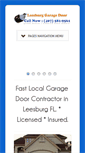 Mobile Screenshot of leesburgflgaragedoor.com
